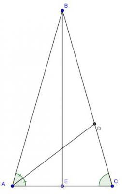 свойство биссектрисы треугольника
